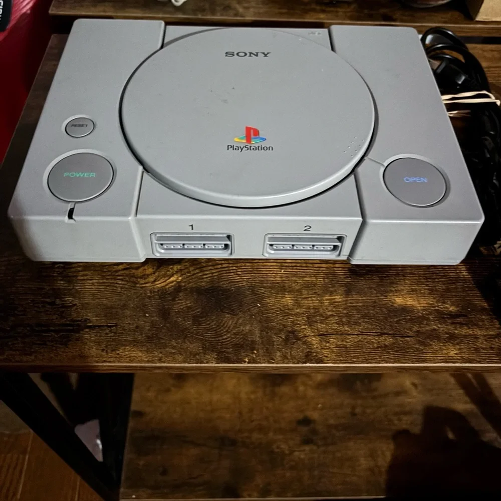 Sony PlayStation Console - Classic Gray with matching DualShock 1 Controller